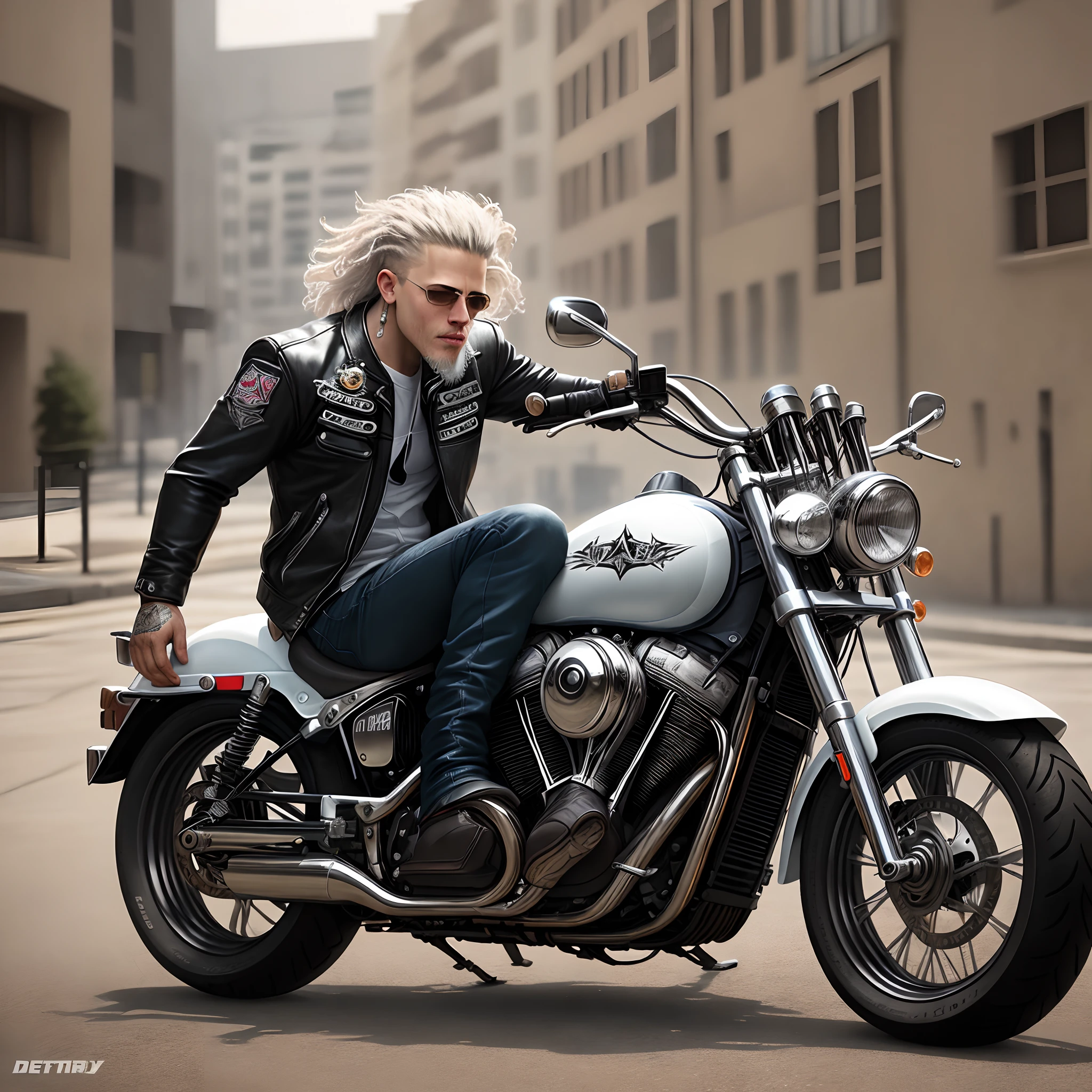 Son of anarchy, detailded, moto
