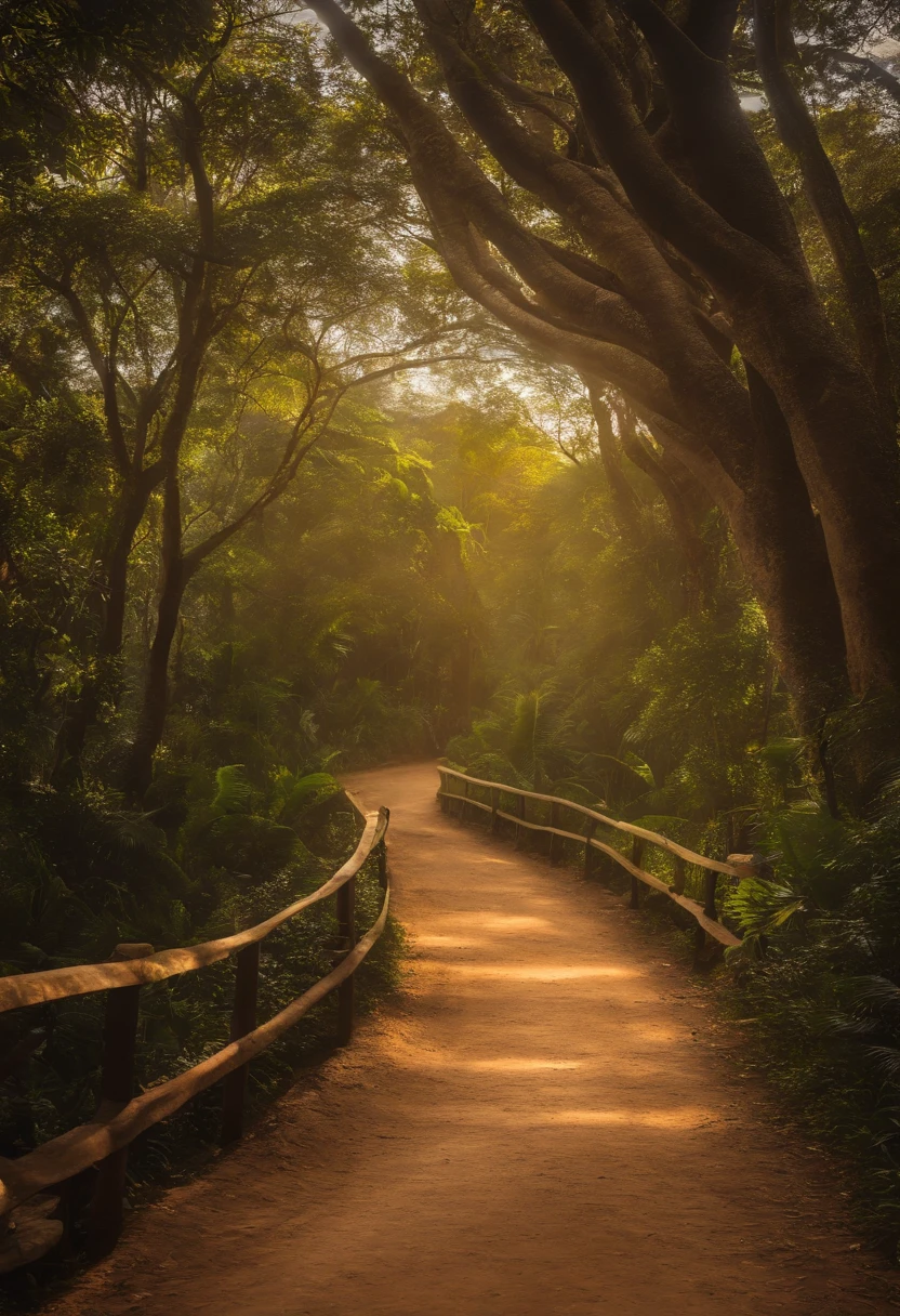uma pessoa no caminho do autoconhecimento de seu espirito e um brilho em torno da pessoa dourado claro por que ela teve exito no seu caminho