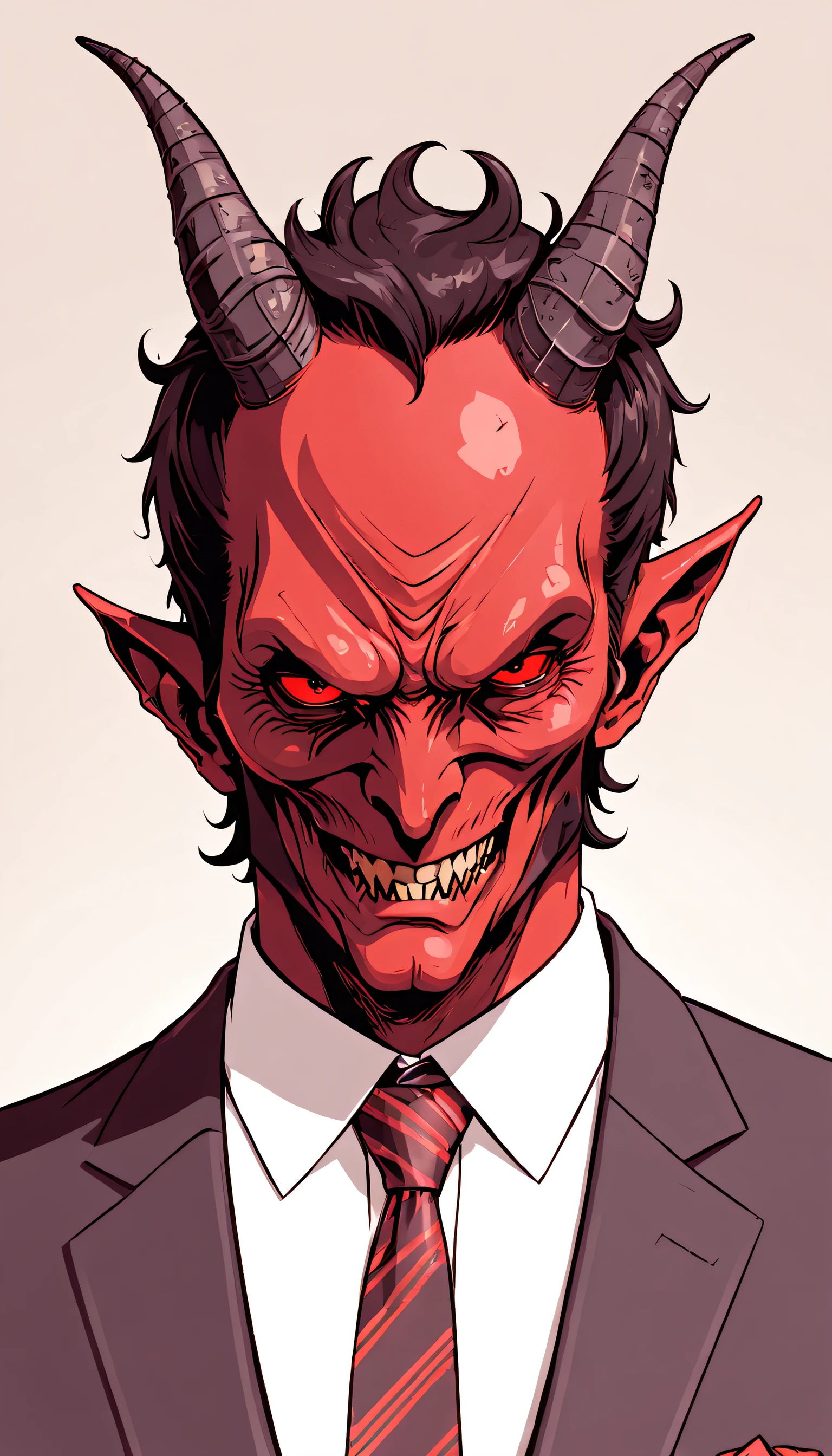 ASCII The Devil wears a suit and tie