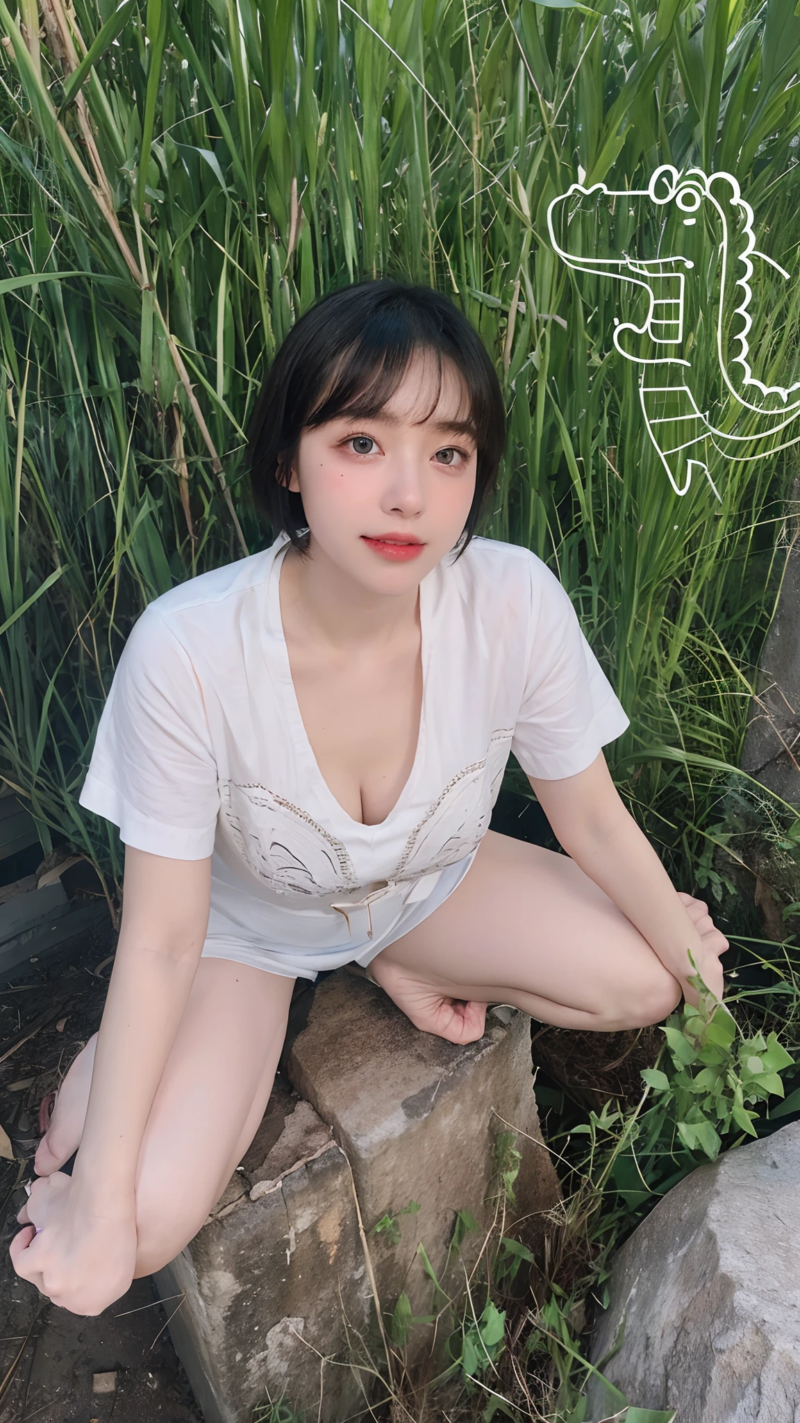 Top quality, Masterpiece, 超高分辨率, (Realistic, : 1.4), Original photo, (True skin texture: 1.3), (filmgrain: 1.3), in a panoramic view, Portrait, Very wide lens, Narrow waist, cowboy lens, (bangs, Inconspicuous, Cold light,) Night, Close-up, Tears, Short hair, neck long, ears sticking out, bangs, Big eyes, Brightly Colored Eyes, In the house, Dust, Tindall effect, (Facial expression), Sitting, (hitting a wall), Crying, Frowning, (Looking down), Nervousness, Tears, smiling happily
one girl, eyes and face with beautiful details, White jabot, pink dark V, Brown eyes,