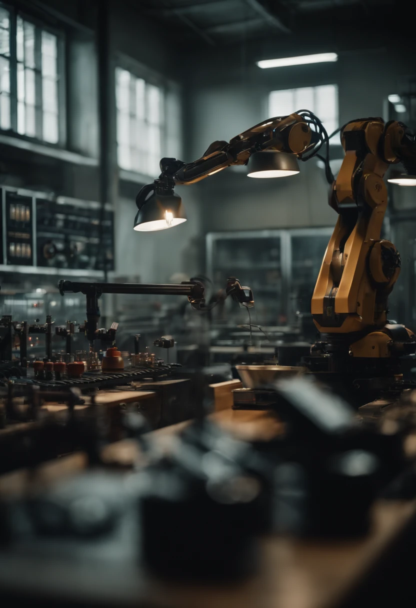 manufactory plants for houses with robotic stations