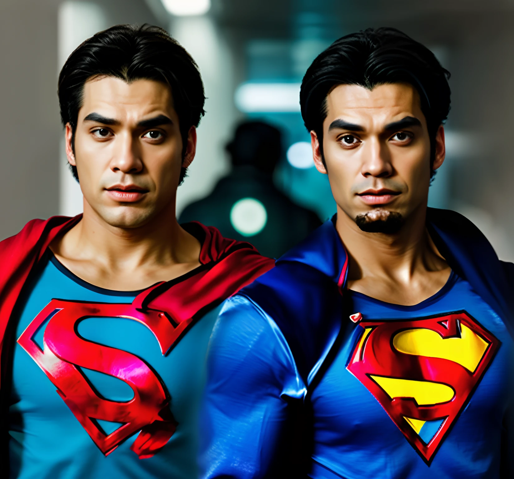 Make my face as supermen