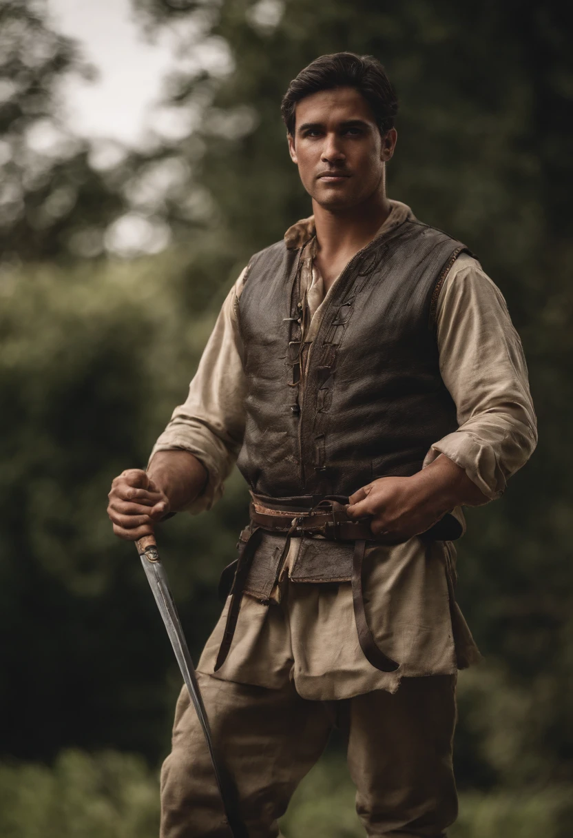 Ethan, the elder brother, era conhecido por sua natureza corajosa e habilidade com a espada. His earnest and determined gaze reflected his relentless pursuit of knowledge and power. Desde jovem, He dreamed of becoming a true hero, Someone capable of protecting his people and facing the most dangerous challenges