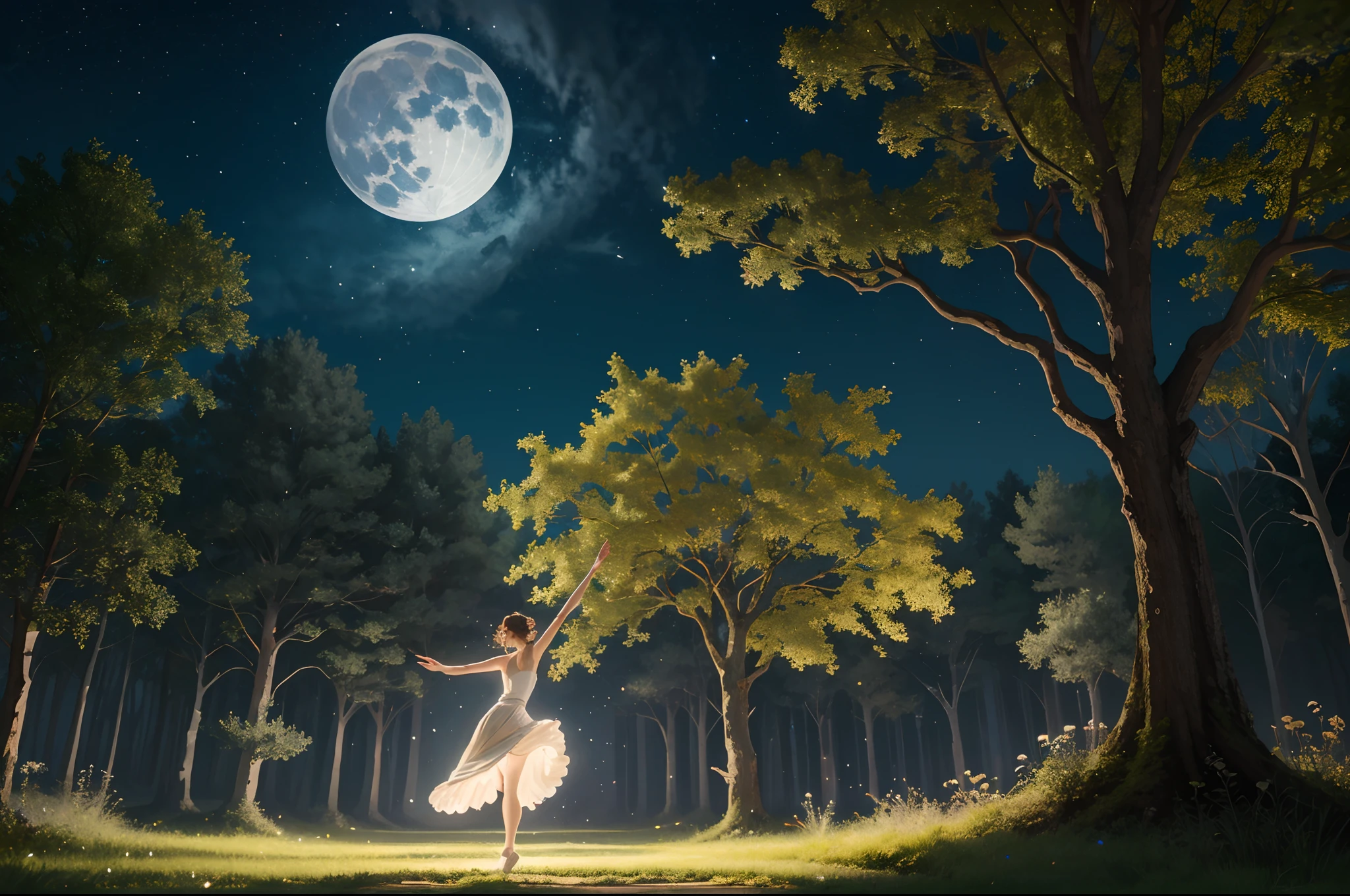 best quality,4k,8k,highres,masterpiece:1.2,ultra-detailed,realistic:1.37,fantasy,fairytale tree,magical,glowing foliage,enchanted trunk,majestic branches,ethereal,otherworldly,whimsical,mystical,illuminated by moonlight,golden rays of light,pulsating with energy,magical creatures dancing around,sparkling with fairy dust,captivating,spellbinding,mesmerizing,impressive,awe-inspiring,brimming with life,of mythical proportions,unforgettable,extraordinary,colorful,extravagant,from another dimension,stretching towards the sky,creating a dreamlike atmosphere,transporting you to a magical realm,peaceful,serene,filled with wonder,bringing joy and awe to all who witness.