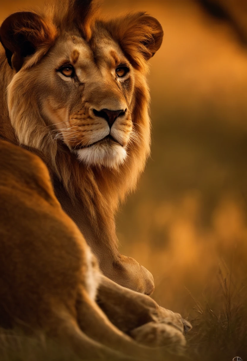 the lion king，Leoas e filhotes