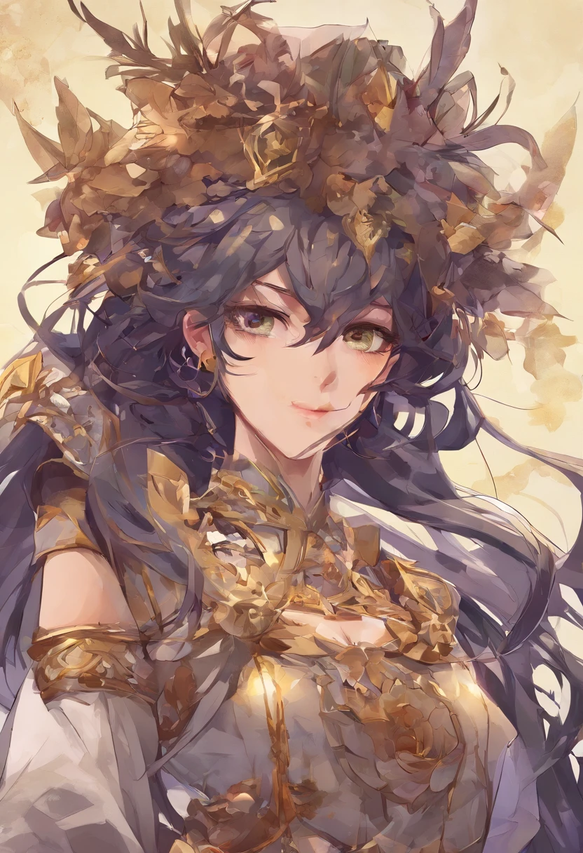 (best quality,4k,8k,Altas,master part:1.2),ultra-detalhado,(Realistic,fotorrealista,photo-realistic:1.37),RPG de fantasia sombria,illustration,cabelos longos,perfeito,Personagem 2D,olhos castanhos detalhados,medium-length hair,lado esquerdo castanho escuro,roxo lado direito,Design de personagem perfeito,Girl with brown eyes medium length hair,Fantasy-world atmosphere,Traje de Mago,adventurous expression,Holding a magic wand,beautiful detailed lips,Ornate headband,cinto de couro,Botas de combate,Meio sorriso,personagem com um passado misterioso,Scrolls and Potions,fundo da floresta,Enchanted forest scenery,paleta colorida e vibrante,Magical Lighting Effects,Sombras de Alto Contraste,dynamic pose,Parecendo determinado,com uma pitada de travessura,cabelo fluindo ao vento,sharp, defined contours,sombreamento e realces suaves e sutis,texturas ricas,pinceladas finas,Caprichoso e imaginativo,Unrealistic Elements,inspirado na arte tradicional japonesa,com um toque de estilo anime.