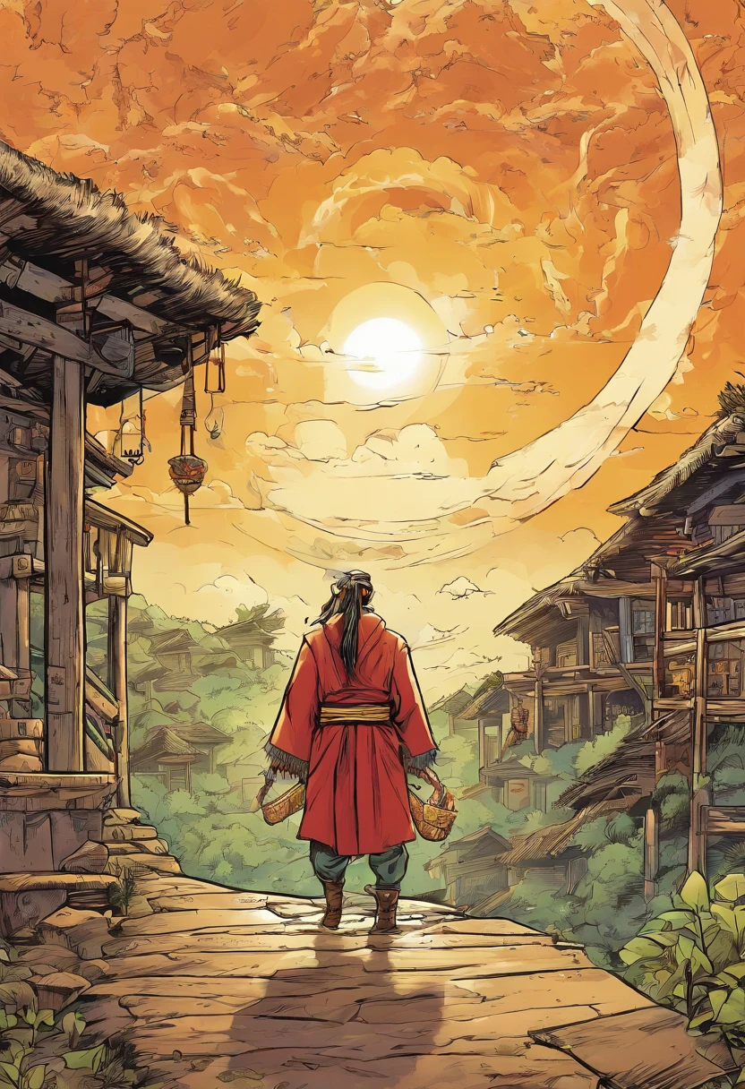 Kiko returned to the village a hero