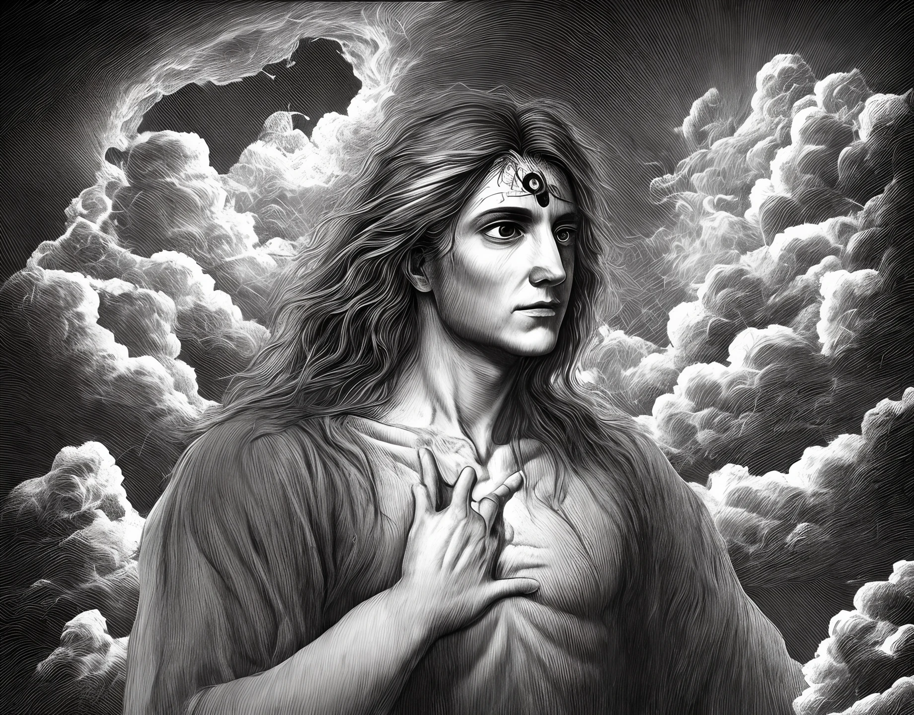 God pulses me from heaven to hell.