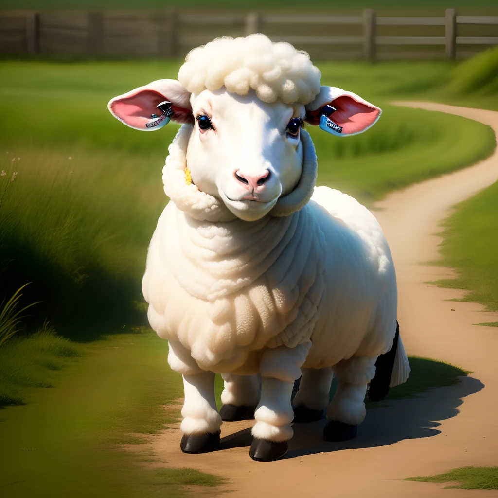 Toddler sheep