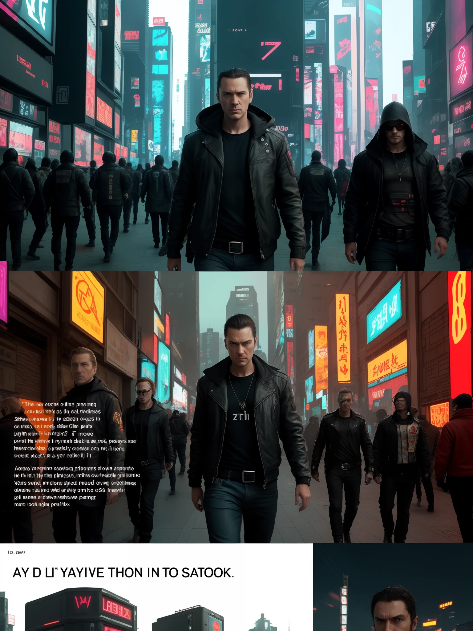 Famous actors meme funny cyberpunk