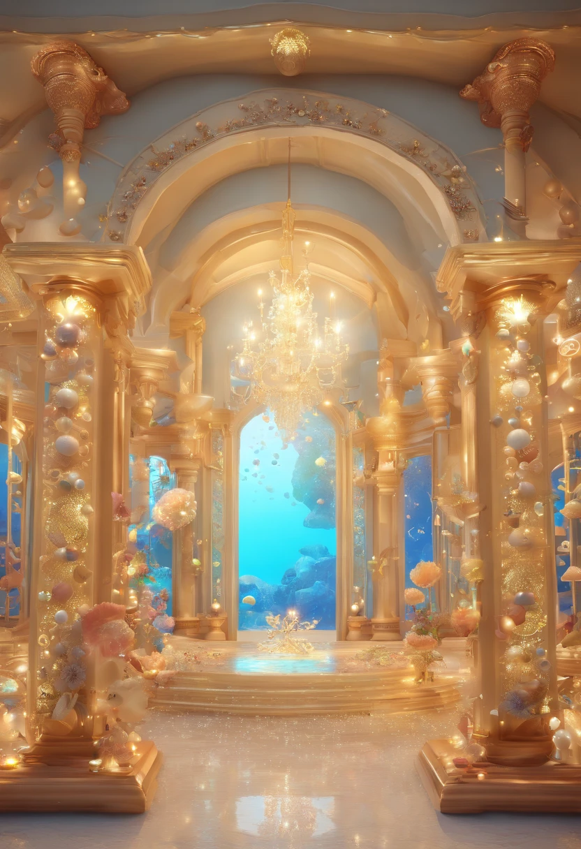 profundezas do oceano, Surrounded by shimmering pearls, In your underwater kingdom, Your heart filled with hope and your radiance is the light that guides your path."