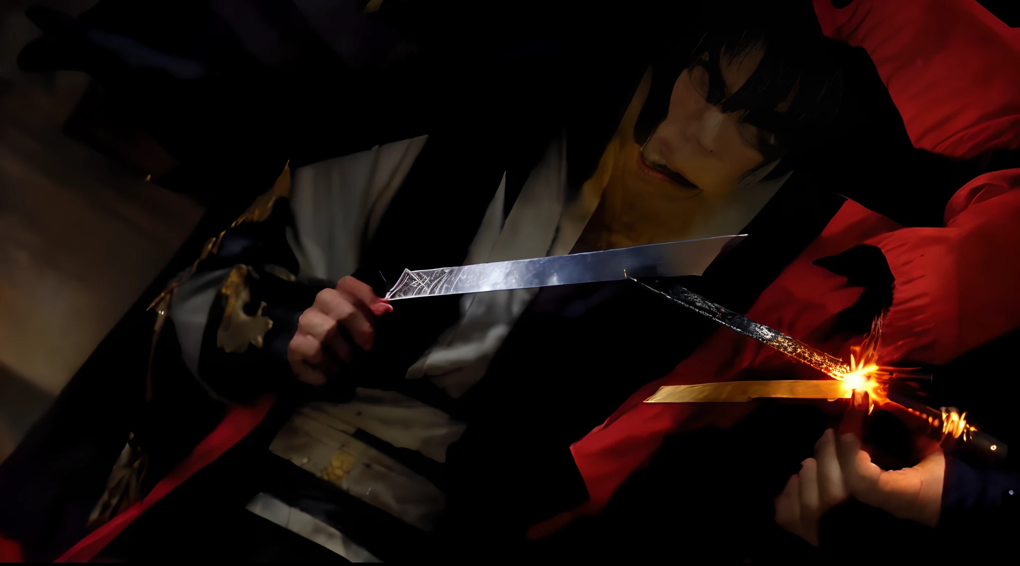 Genshin impact, male, kitsune, use a sword, lives at Liyue