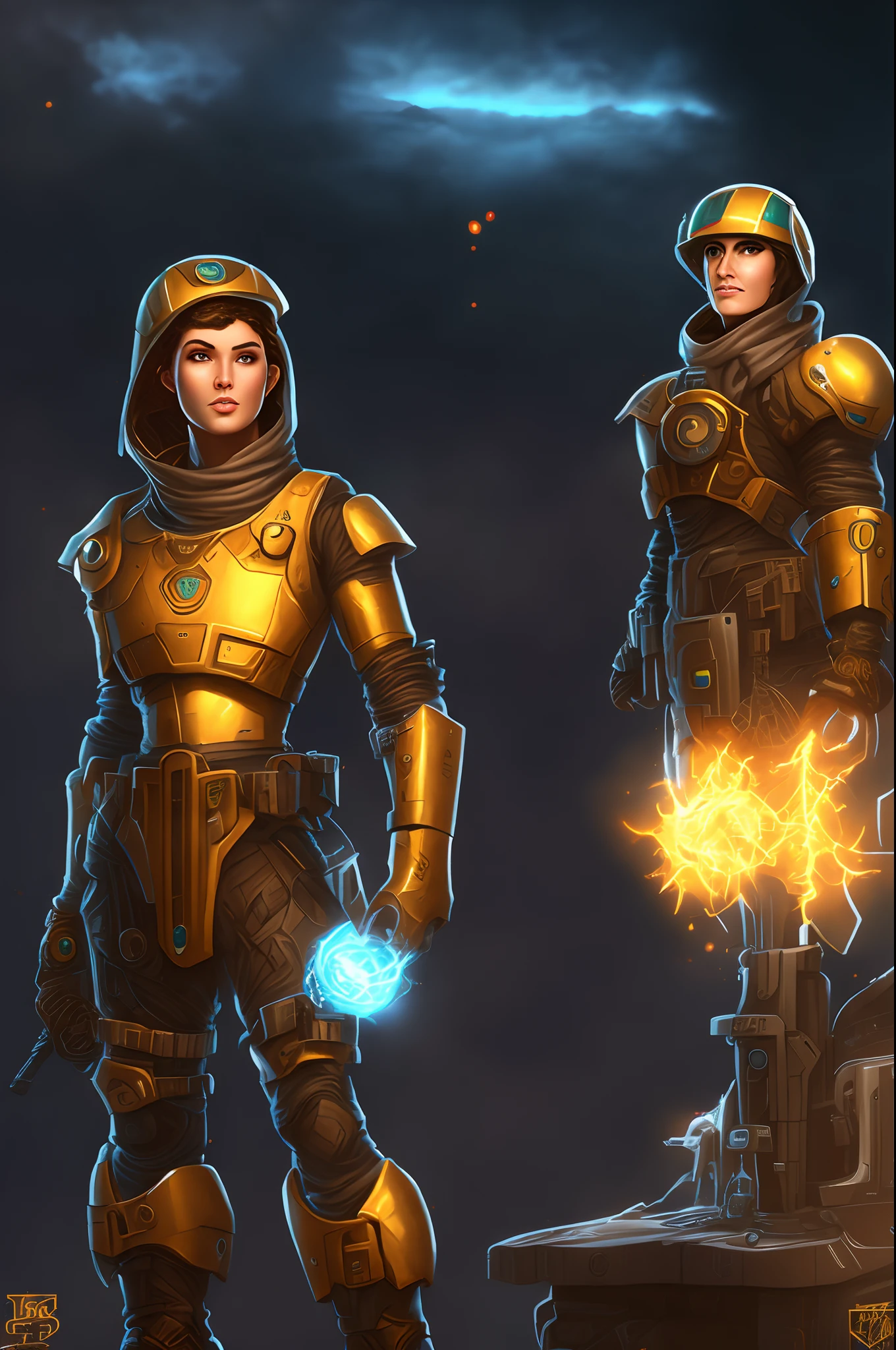 80s dark fantasy Prometheus engineer