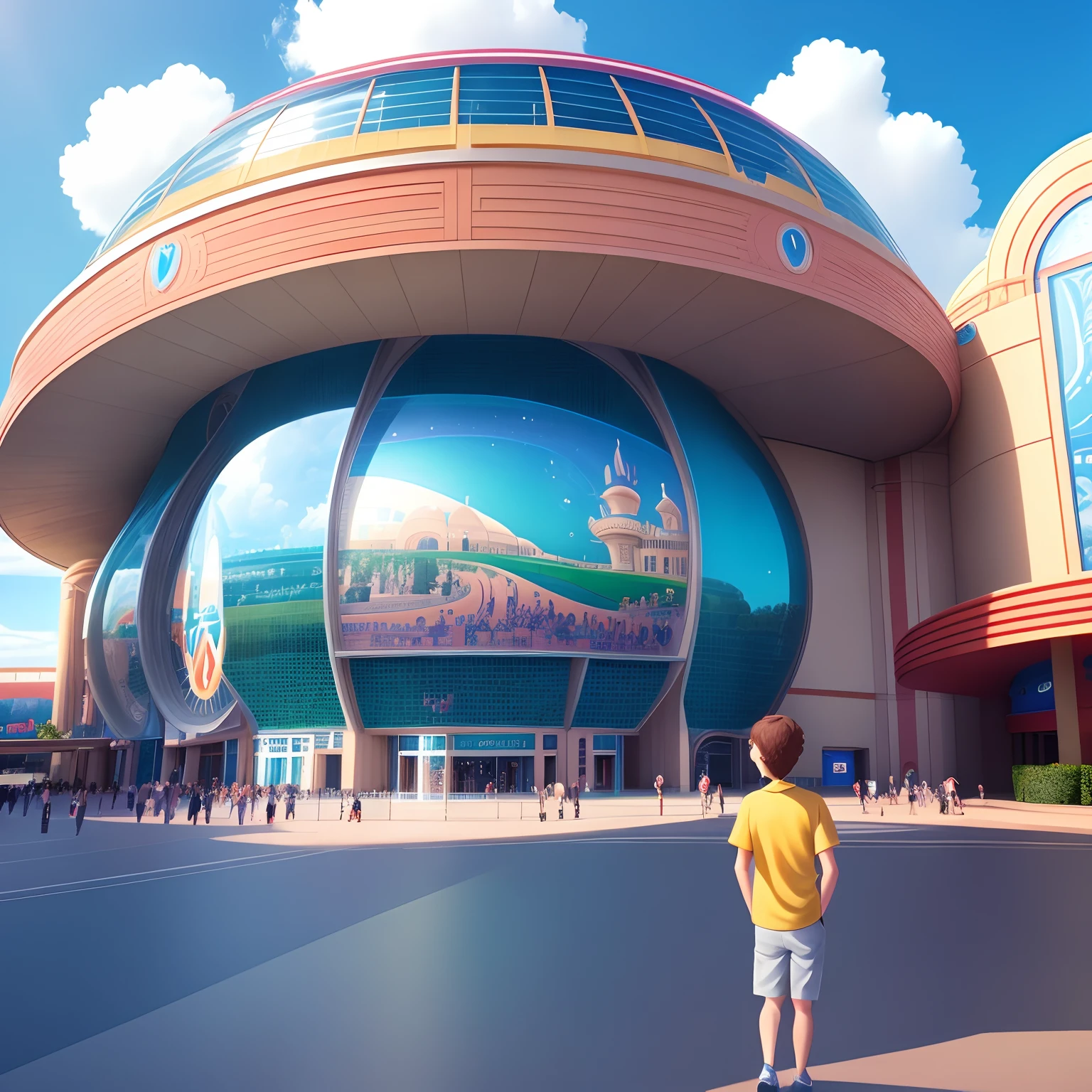 Parc animation Bibendum world disney