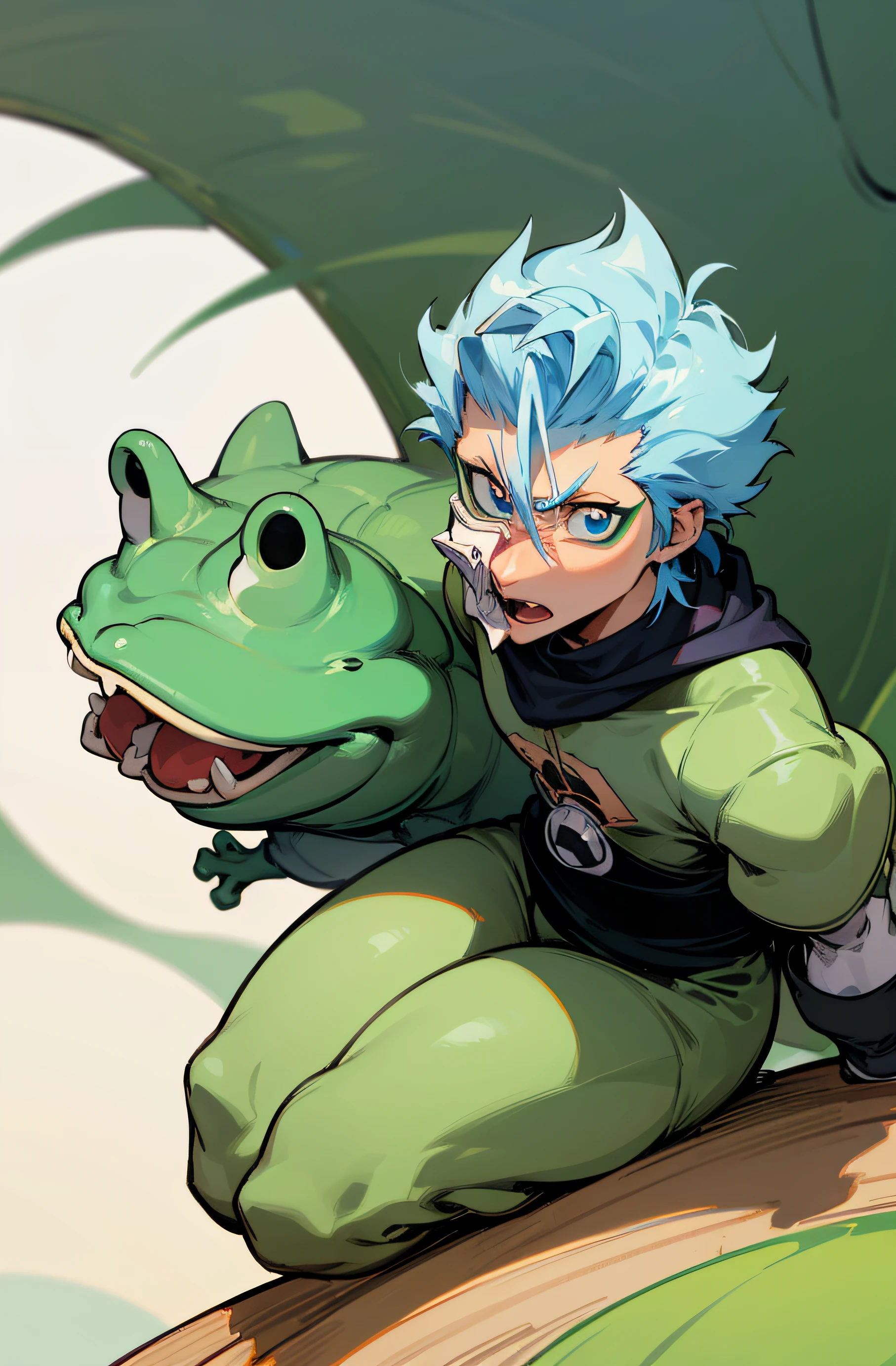 desenho animado de um sapo em uma armadura branca relusante, segurando uma espada bastarda, guerreiro da idade media sapo, Pepe, os sapos em guerra, Like an anthropomorphic frog, Estilo Nisego , Froggy, anthropomorphic turtle hero, Humanoid Anthropomorphic Toad, Peepo o sapo!!!, O sapo de quarta-feira, an anthropomorphic turtle