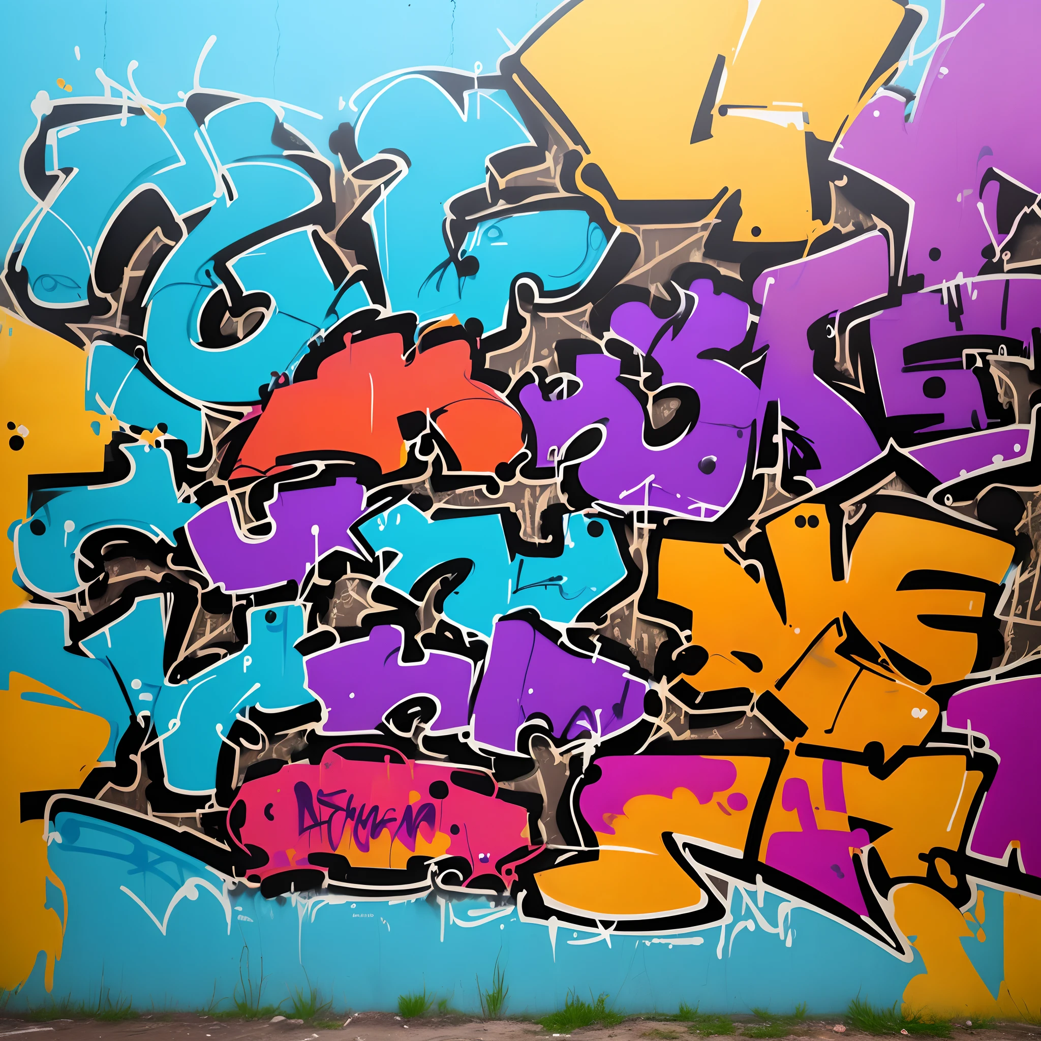 Graffiti style of the name RENO