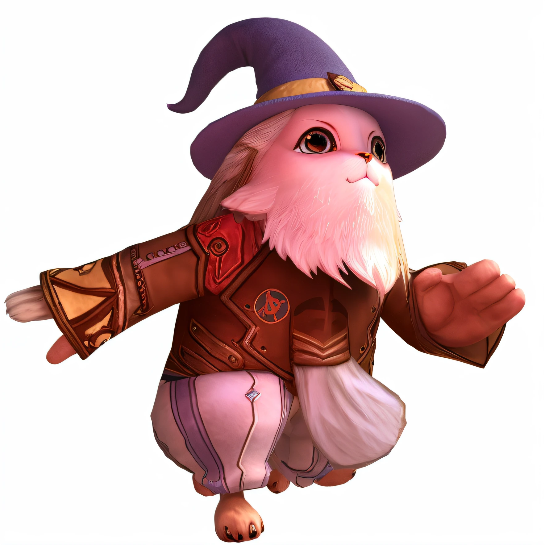 There is a cartoon cat character, Dressed in a wizard costume, Gnome Illusionist, Rabbt_character, Evil Dwarf Alchemist, Dwarf Druid, Wizard T-Pose, Dwarf Alchemist, Dwarf, Dota character, portrait of a gnome called eldon, ocatne render, Tiny Evil Alchemist Dwarf, Gnome, Lalafell, The Wizard of the Owl