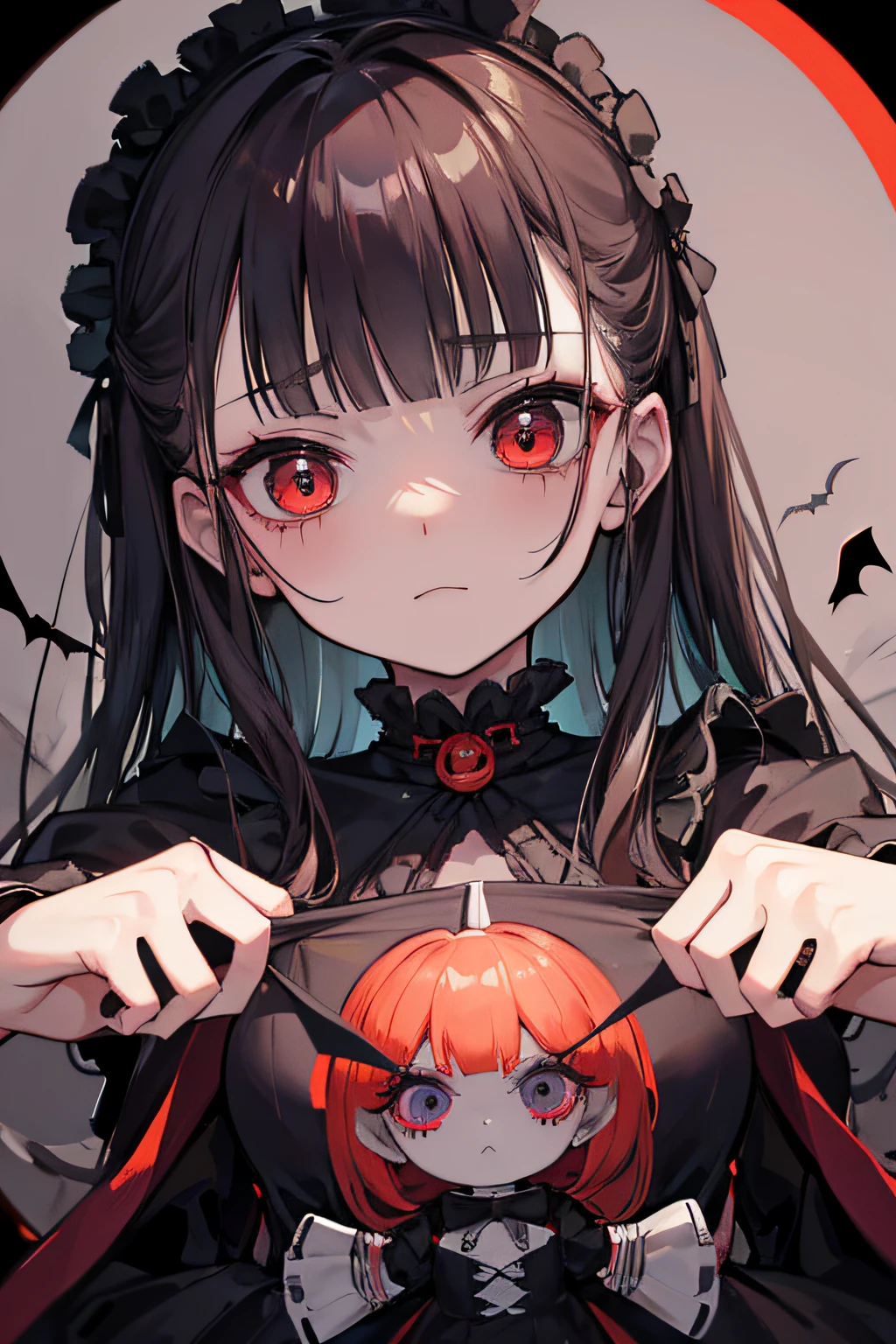 A real scary and disturbing doll. It is prepared for Halloween and to scare young and old