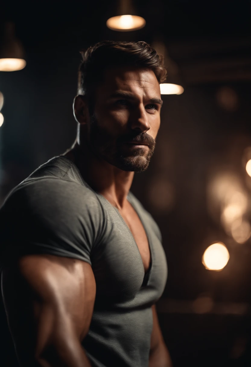 Portrait of a muscular handsome Man