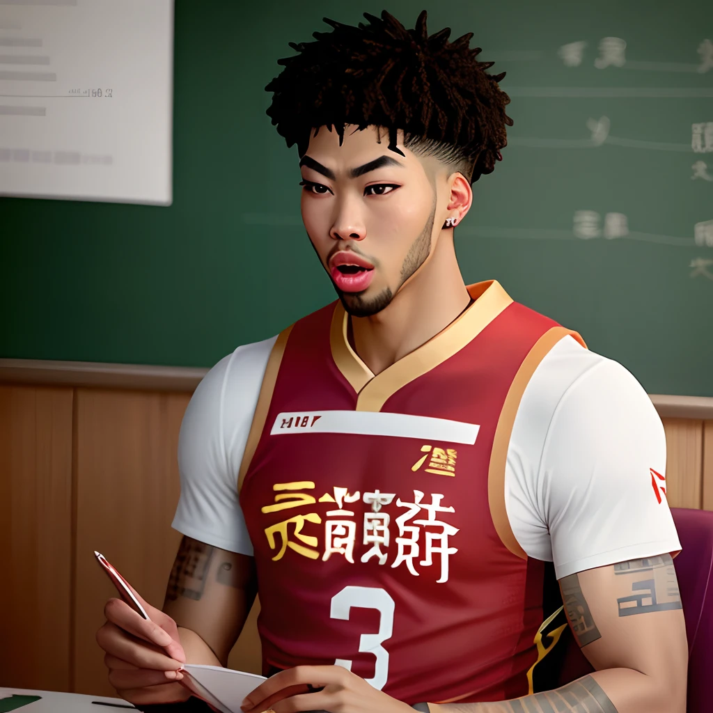 Anthony Davis learning chinese