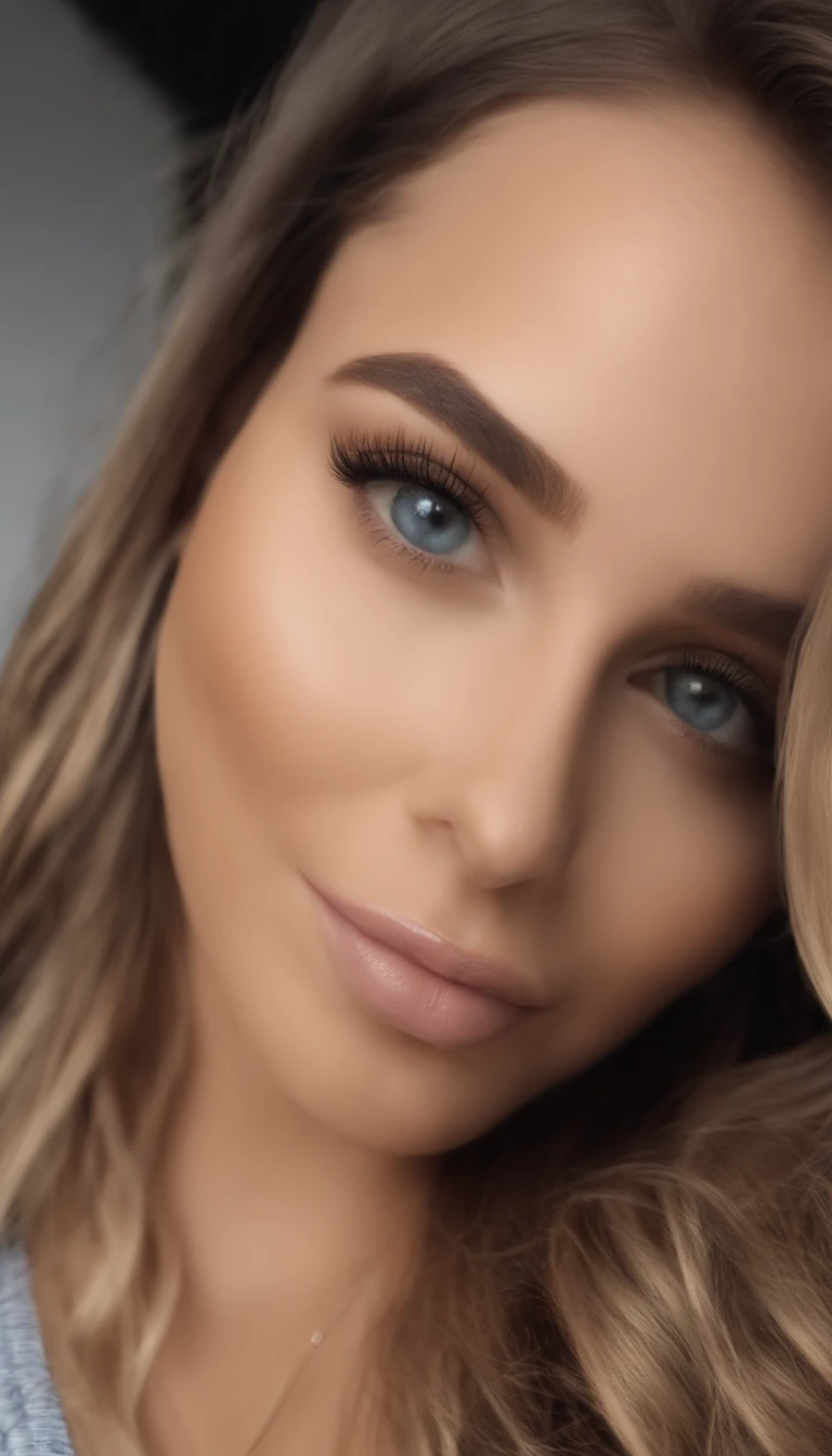 mulher arafed com regata e calcinha combinando, longos cabelos loiros, menina sexy com olhos azuis, Retrato Sophie Mudd, cabelos loiros e olhos grandes, selfie de uma jovem mulher, Olhos do quarto, Violeta Myers, sem maquiagem, maquiagem natural, Looking directly at the camera, Rosto com ArtGram, maquiagem sutil, Impressionante tiro de corpo inteiro, no quarto, clivagem
