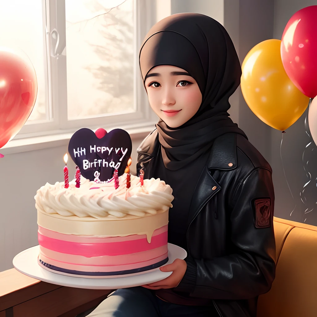 I want a birthday picture for my girlfriend Ikram who just turned 20