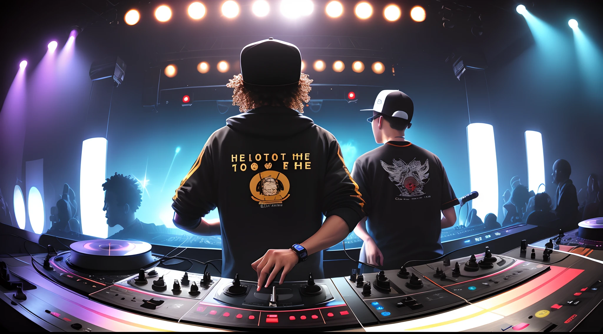 Back to the Hip Hop Mike Turntable DJ