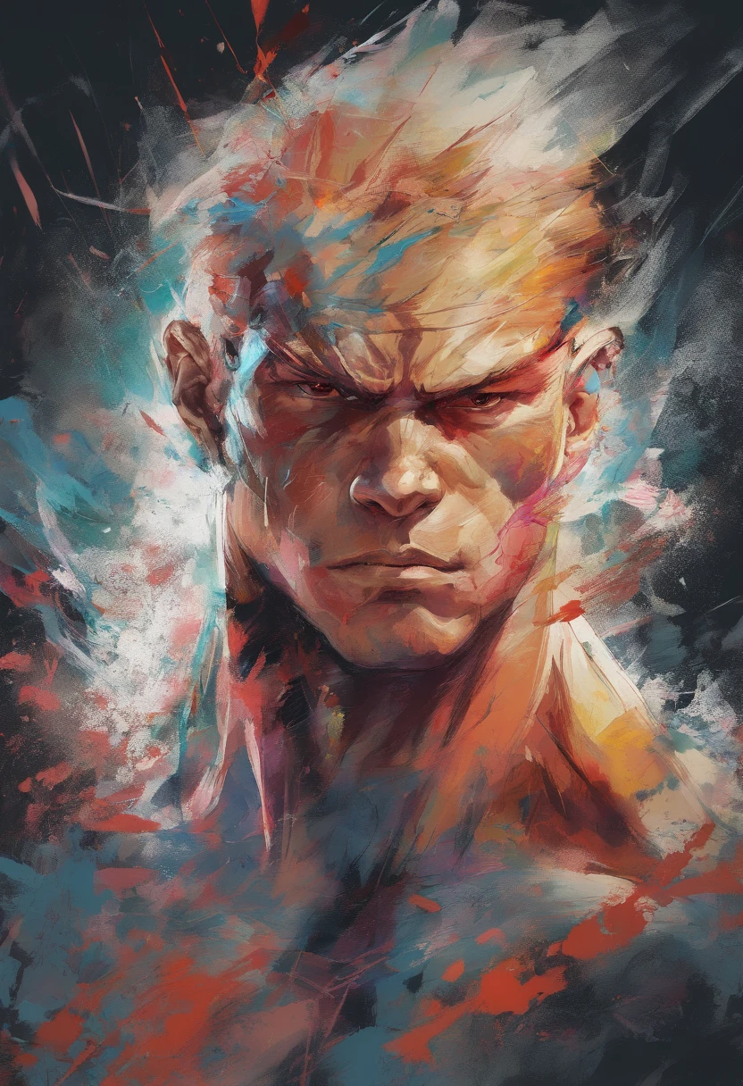 Perfect centralization, coelho (franco)de Donnie, Standing position, beleza abstrata, Centrado, looking at the camera, Facing the camera, nearing perfection, Dynamic, altamente detalhado, liso, foco nítido, 8k, high-definition resolution, illustration, arte de Carne Griffiths e Wadim Kashin, fundo branco