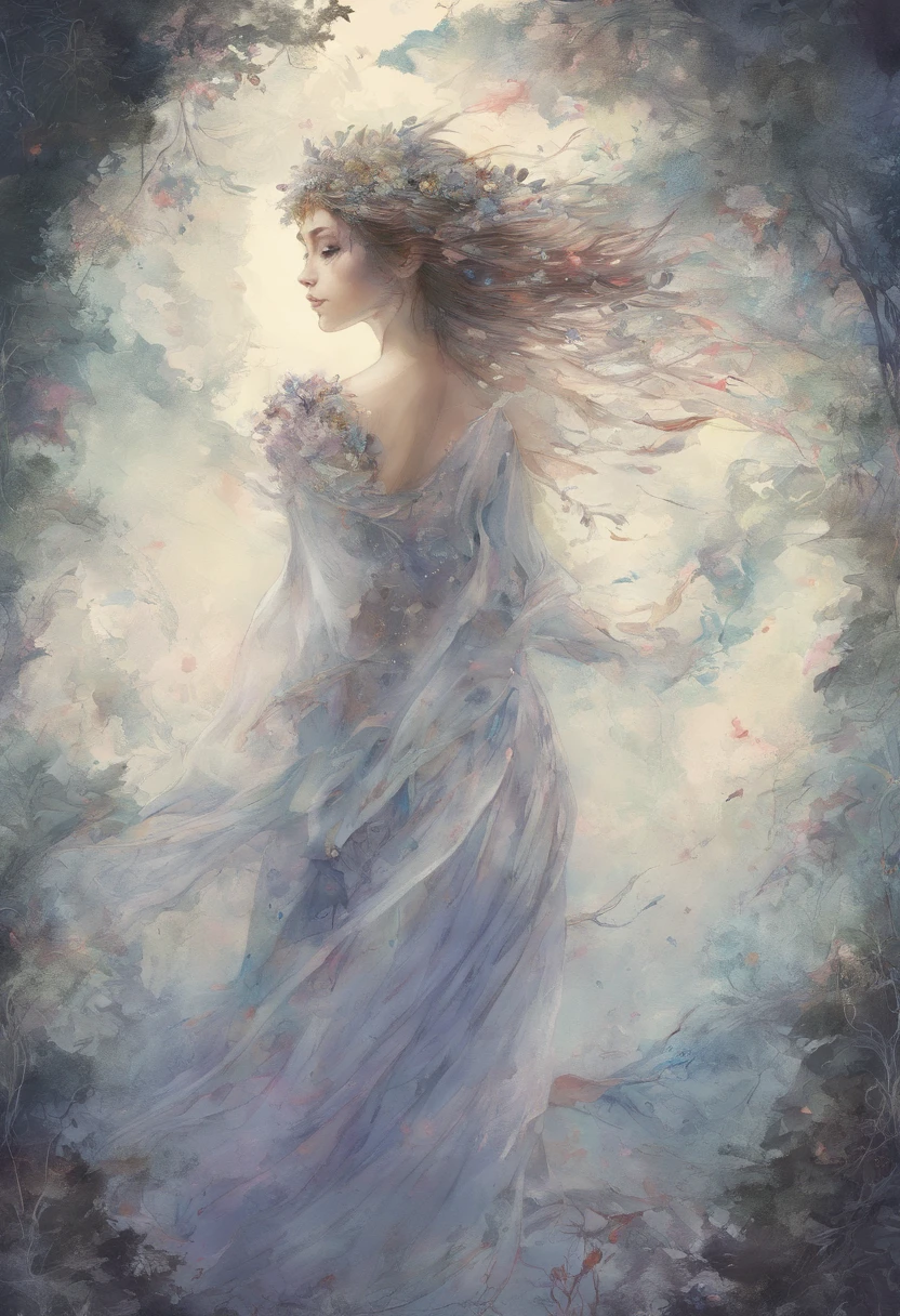 Perfect centralization, coelho (franco)de Donnie, Standing position, beleza abstrata, Centrado, looking at the camera, Facing the camera, nearing perfection, Dynamic, altamente detalhado, liso, foco nítido, 8k, high-definition resolution, illustration, arte de Carne Griffiths e Wadim Kashin, fundo branco