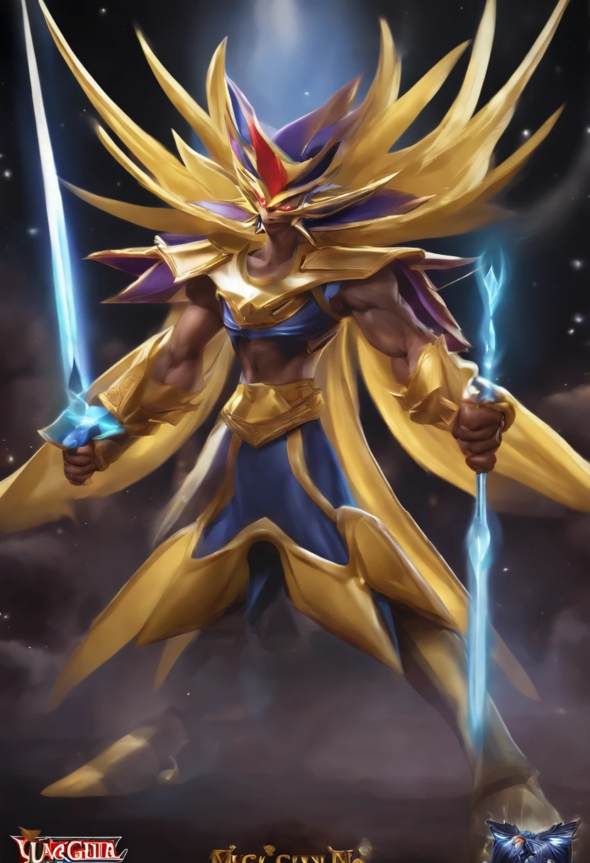 pica pau no universo de yugioh, puxando uma carta, Make a mix of Yugi's body and Woody Woodpecker's head