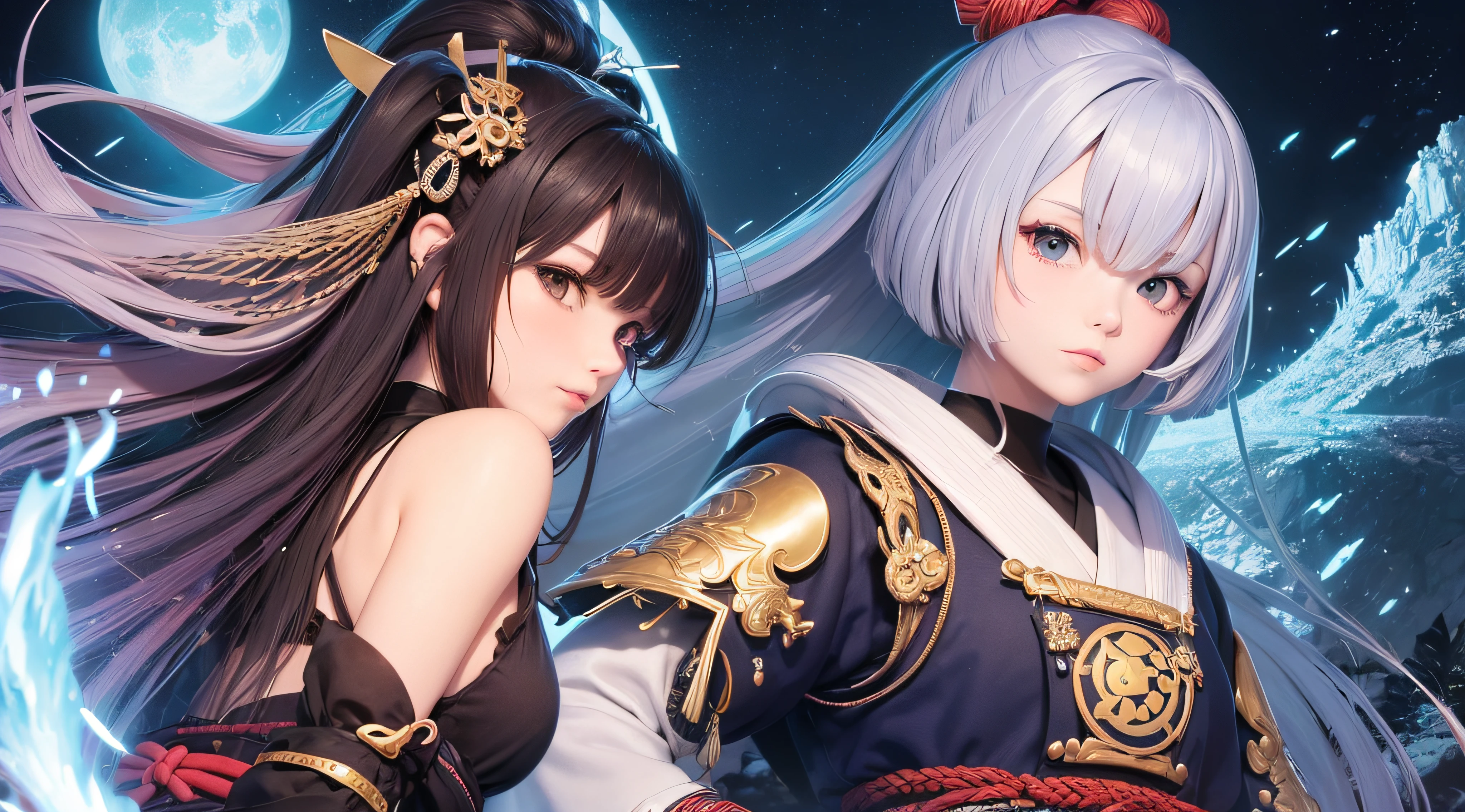 (obra prima) (perfection) (ULTRARREALISTA) (sem defeitos)  de anime, samurai, com roupas de samurai, ambiente japones, elementos de luta