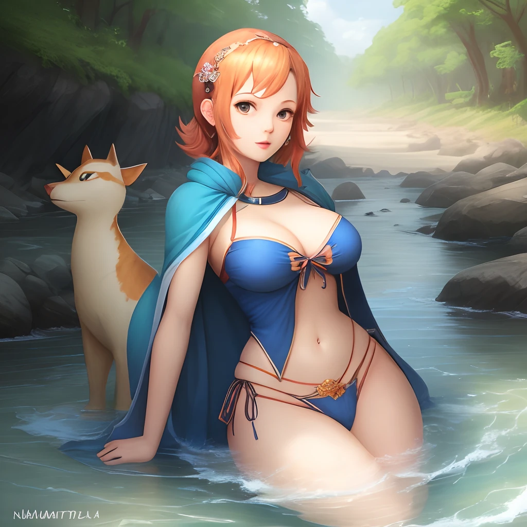 Nami with her out