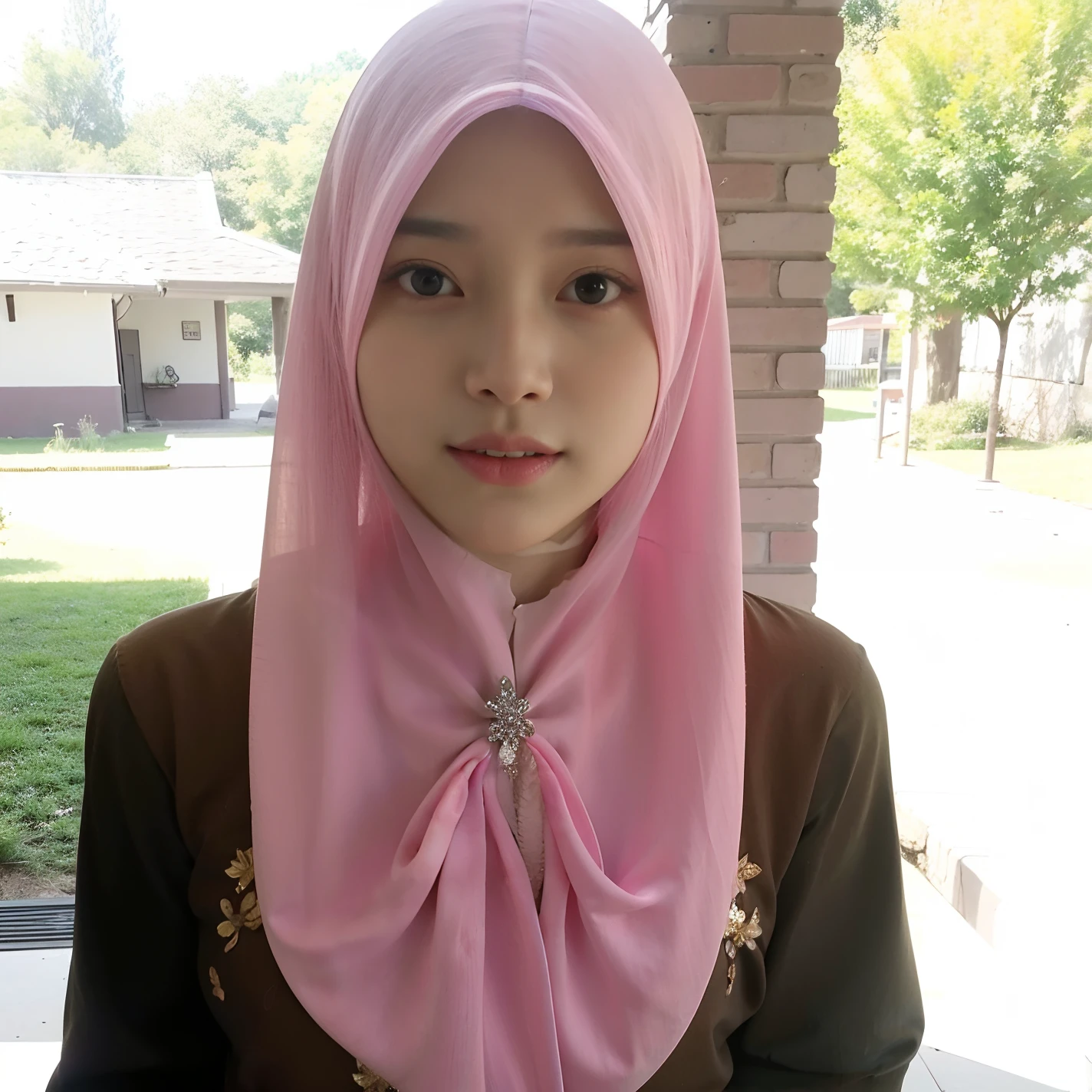 Beautiful Hijab girl, Oraling penis