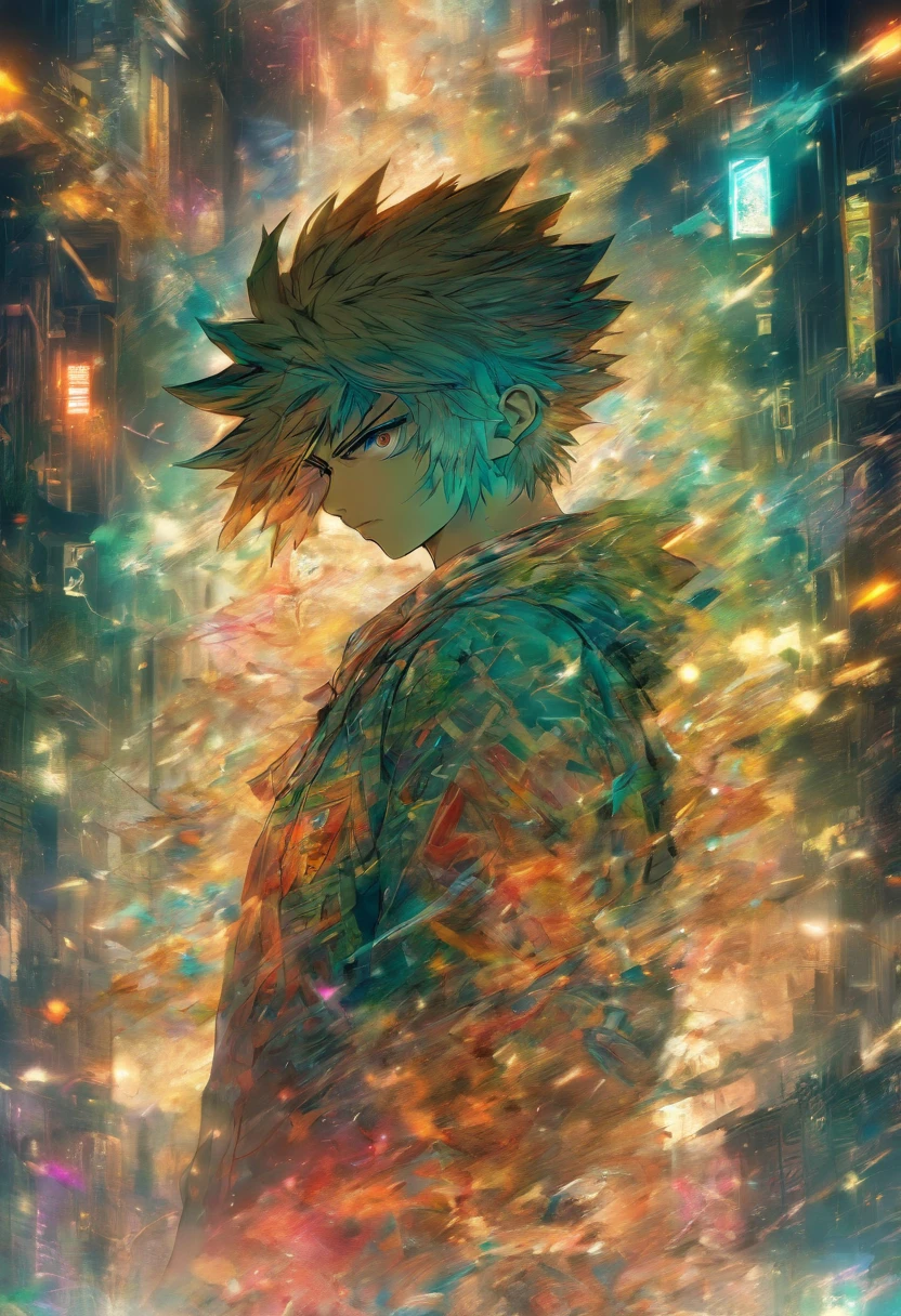 Perfect centralization, coelho (franco)de Donnie, Standing position, beleza abstrata, Centrado, looking at the camera, Facing the camera, nearing perfection, Dynamic, altamente detalhado, liso, foco nítido, 8k, high-definition resolution, illustration, arte de Carne Griffiths e Wadim Kashin, fundo branco