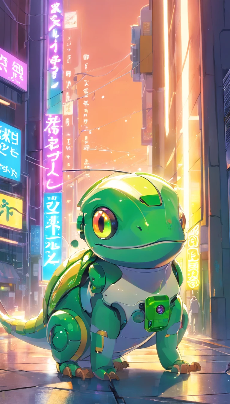 Robotic Chameleon, (Estilo de juguete de caja ciega:1.2), (Toma de cuerpo completo) , 1 transparent child,Robot de comportamiento, Casco exquisito:1.2, Gafas luminosas:1.2, cyberpunk, dreamy glow, Neon lights, Limpio, fondo blanco, ( global ilumination, Trazado de rayos, HDR, Renderizado irreal,Reasonable design, Alto detalle, Obra maestra, La mejor calidad, hiper HD, cinematic lighting)