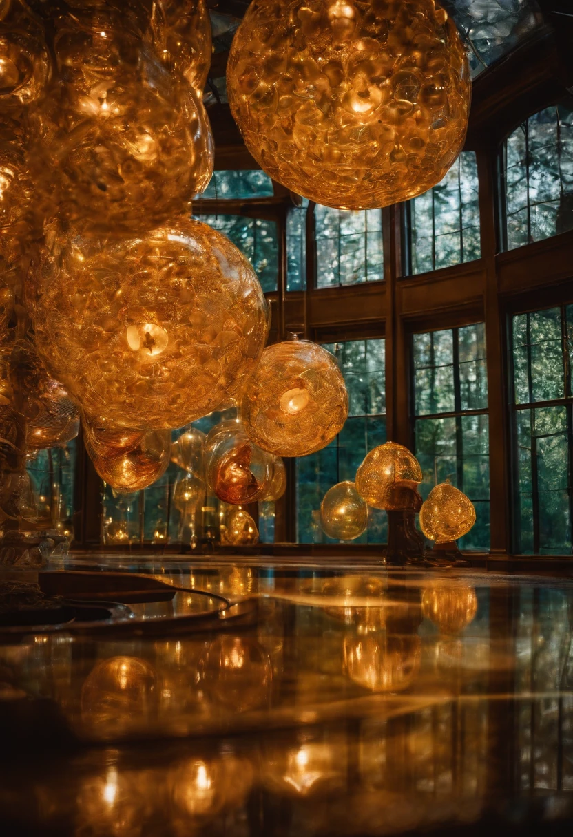 A glass maze designed by chihuly