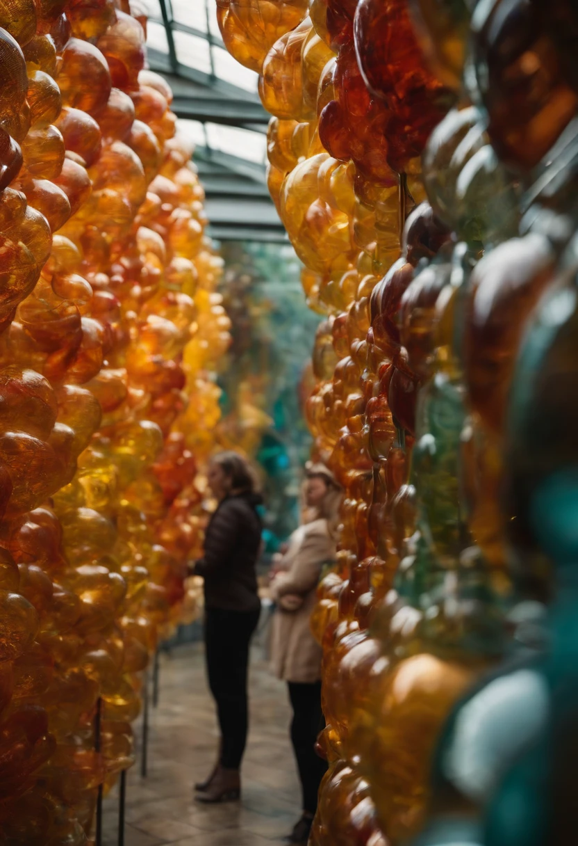 A glass maze designed by chihuly