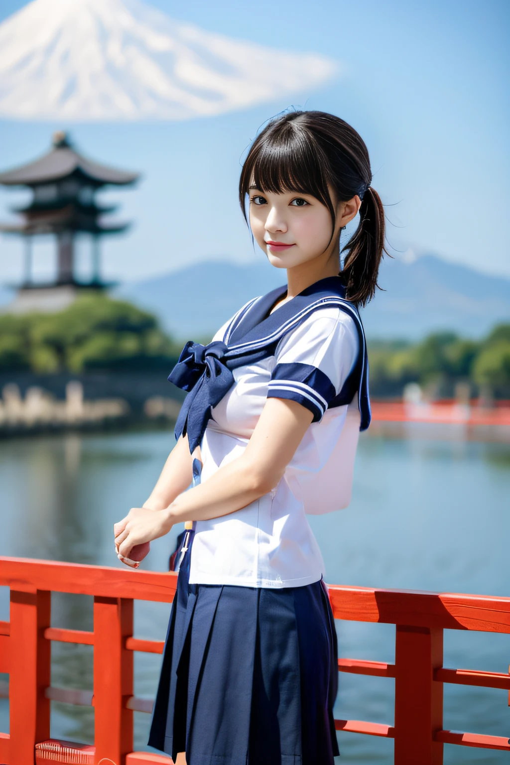 Modification of sailor suit、Background with
