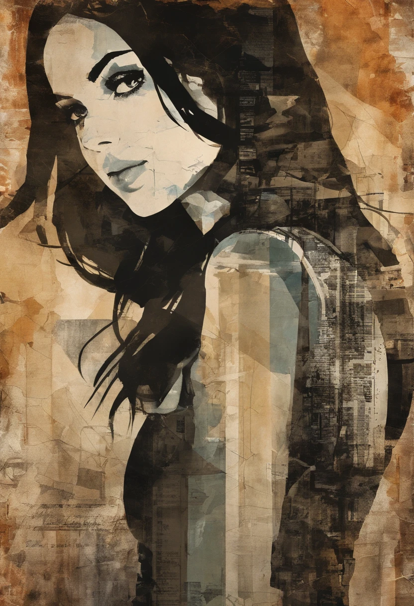 Dedo Pieck, ((Master Parts)), Best Quality, 1girl in, shadowy, The upper part of the body, sportrait,Hold the camera,captura