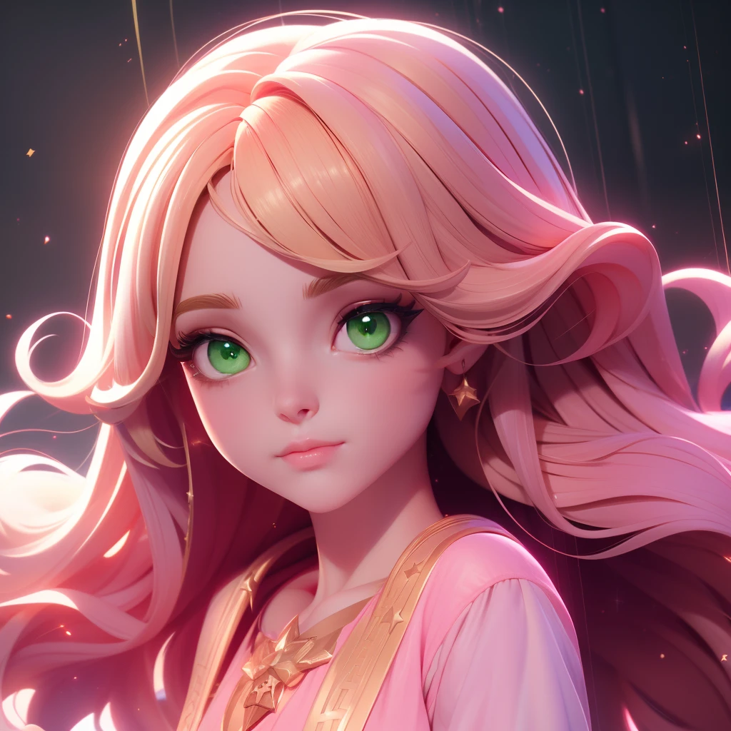 (((absurdres))), (((best quality))), portrait, digital art, (trending on ArtStation), ((1girl)), ((green shiny eyes)), star-shaped eyes, beautiful, (beige blonde long hair), (((greek clothing))):0.9.