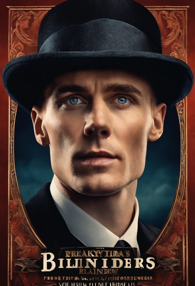 Ultra Realistic Advertising Style Peaky Blinders Character Movie Poster