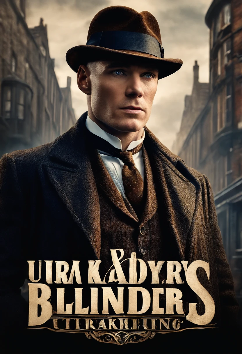 Ultra Realistic Advertising Style Peaky Blinders Character Movie Poster