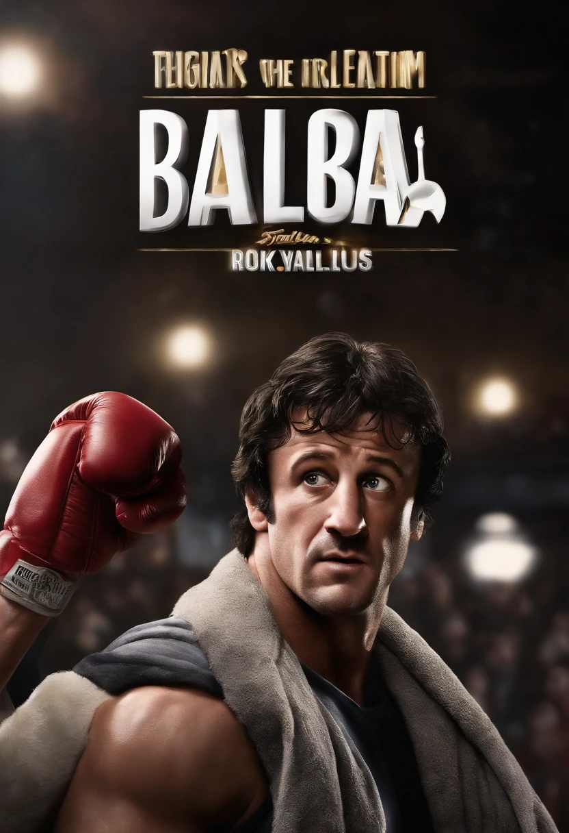 (((2heads))), buff man,32 years old, black skin, side by side, white skin, gray hair, brown hair, wearing boxing trunks, boxing gloves, oiled up, glistening, audience in background, armpits showing, angry expression, rosy cheeks, a sexy girl in bikini in the background is holding up a sign with a number