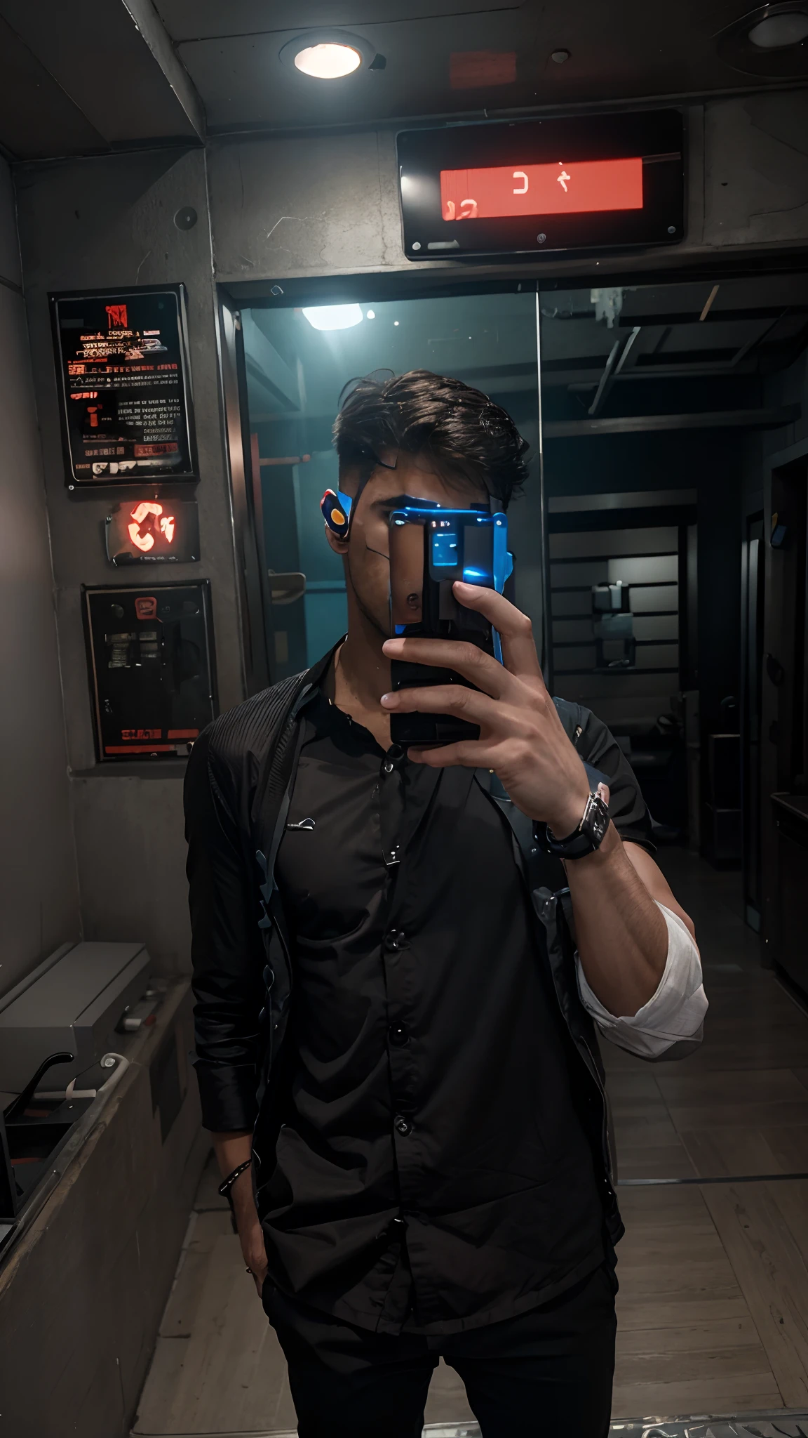 Change background cyberpunk handsome boy, anime avtar , 8k hd