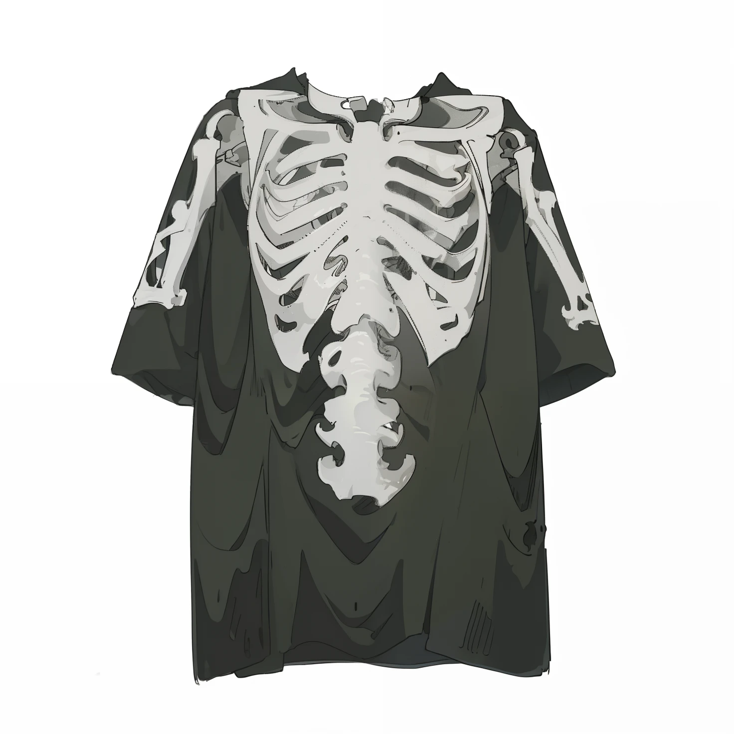 Create a logo for a clothing brand called BIOHazard Clothing in streetwear style with skull and BIOHazard logo