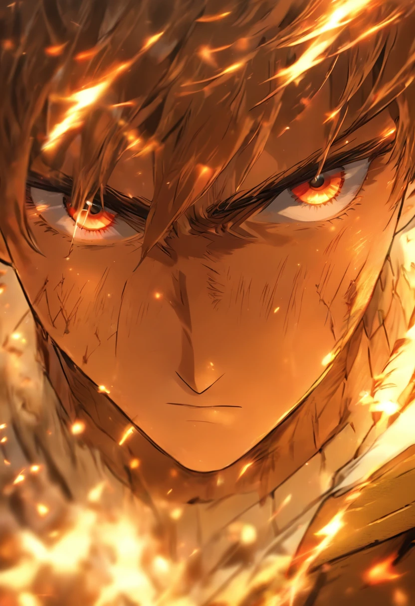 (best quality,4k,8k,highres,masterpiece:1.2),ultra-detailed,(realistic,photorealistic,photo-realistic:1.37),aot style, portraits, bright and vivid colors, intense lighting, 1boy featuring
beautifully rendered ambar eyes with intricate details, striking red hair with a realistic texture, closed mouth conveying a sense of determination, looking directly at the viewer with a captivating gaze that demands attention, wearing a Survey Corps uniform tailored with precision and exquisite detail, short hair styled in a modern and fashionable manner, placed against a simple background that enhances the focus on the character, exuding a powerful aura of strength and resilience, representing the heroic spirit of the Survey Corps, in a solo composition that emphasizes the character's individuality and importance, young boy, 23 years