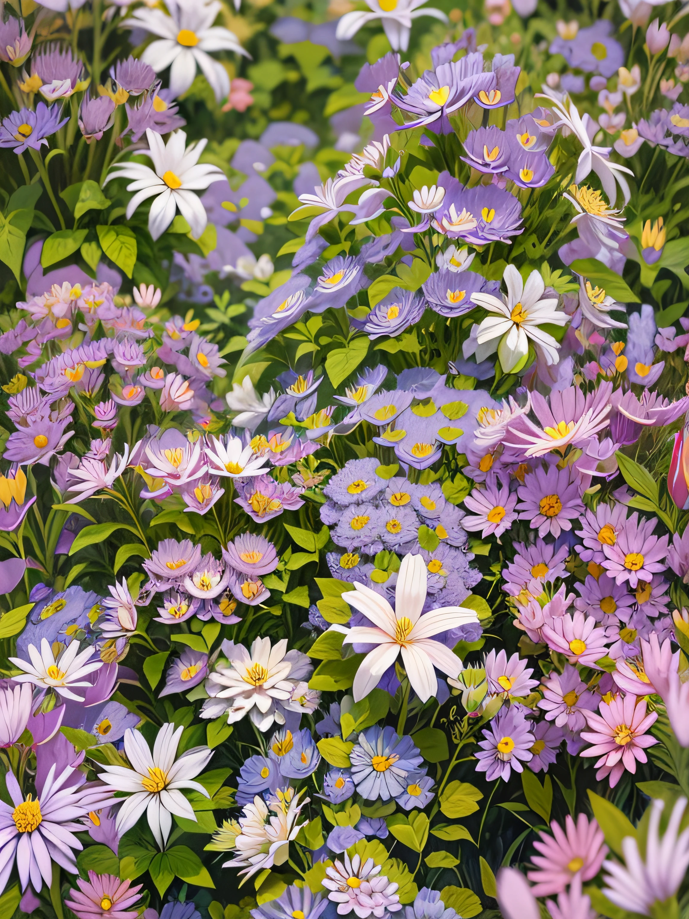 water, leaves, naturem flowers