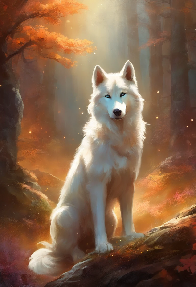 Husky siberiano marrom Misteriosa, Olhando direto para a alma, Olhar manhoso, in space, paradoxo, In time and space.