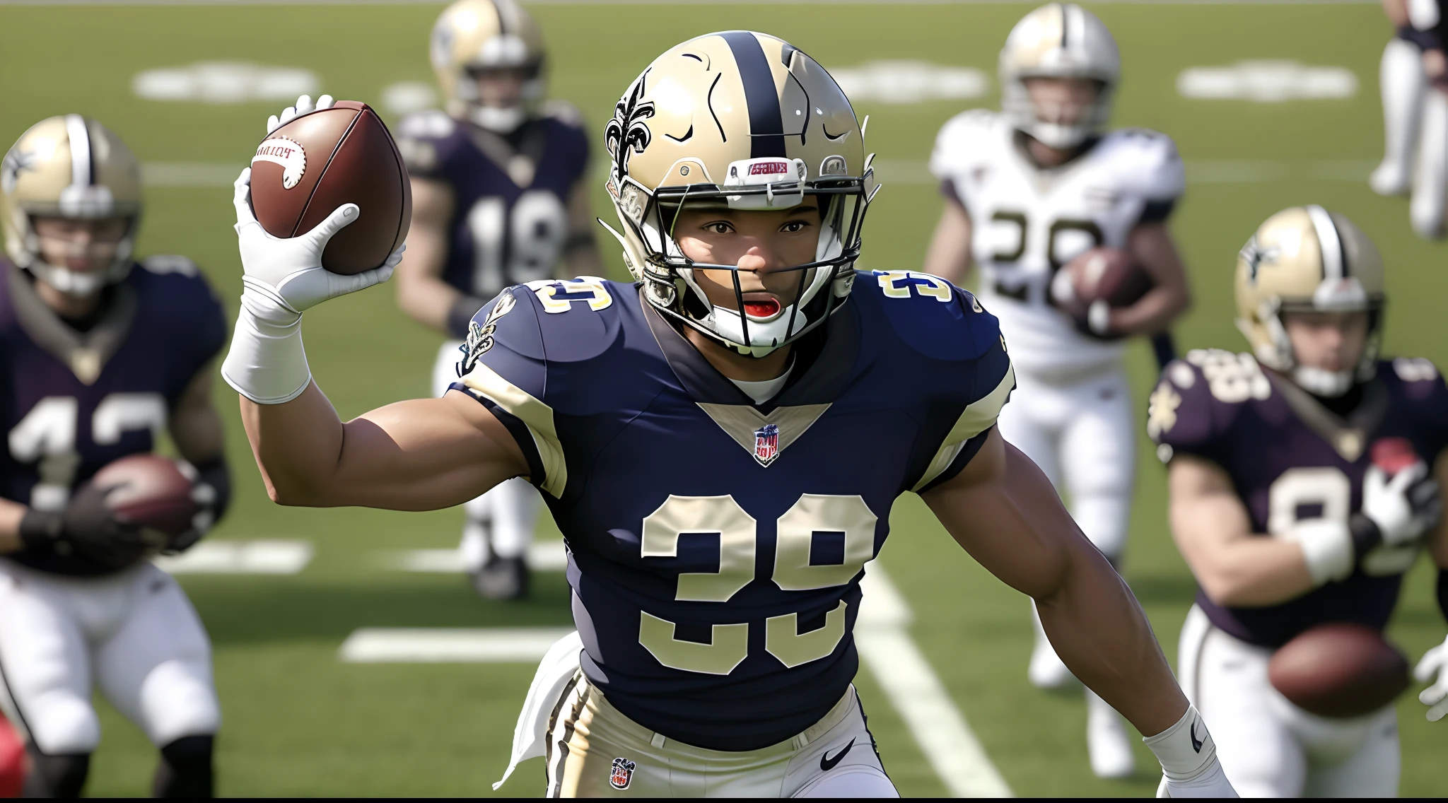 Sauce gardner in saints uniform