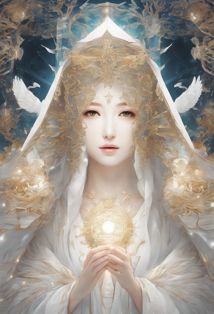 (symmetry),Centered,A ((Close)) Return to top Portraits,(Baby - Jesus),Very thin white baby with good hair ,wearing long white robe,35 mm,Natural Skin,clothes details, 8k Texture, 8K, Insane details, Intricate details, Ultra detailed very detailed,Realistic,Soft cinematic light,nffsw,Sharp Focus, ((((Cinematic Look)))),Convoluted, Elegant, Highly detailed